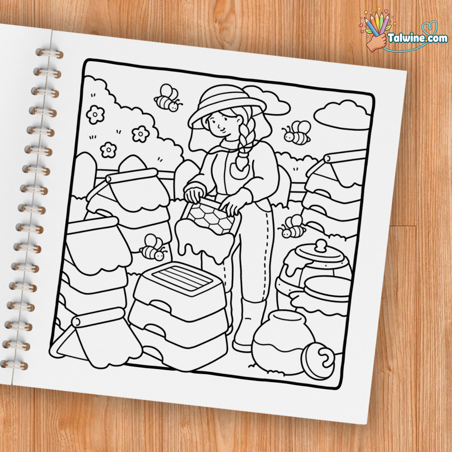 Cozy Careers Coloring Book