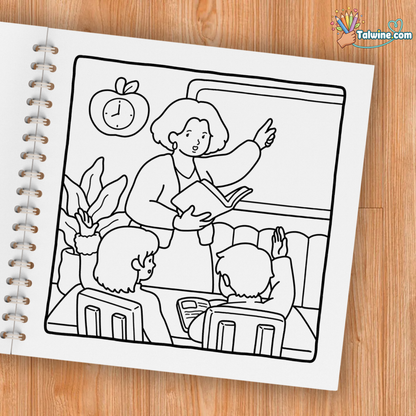 Cozy Careers Coloring Book