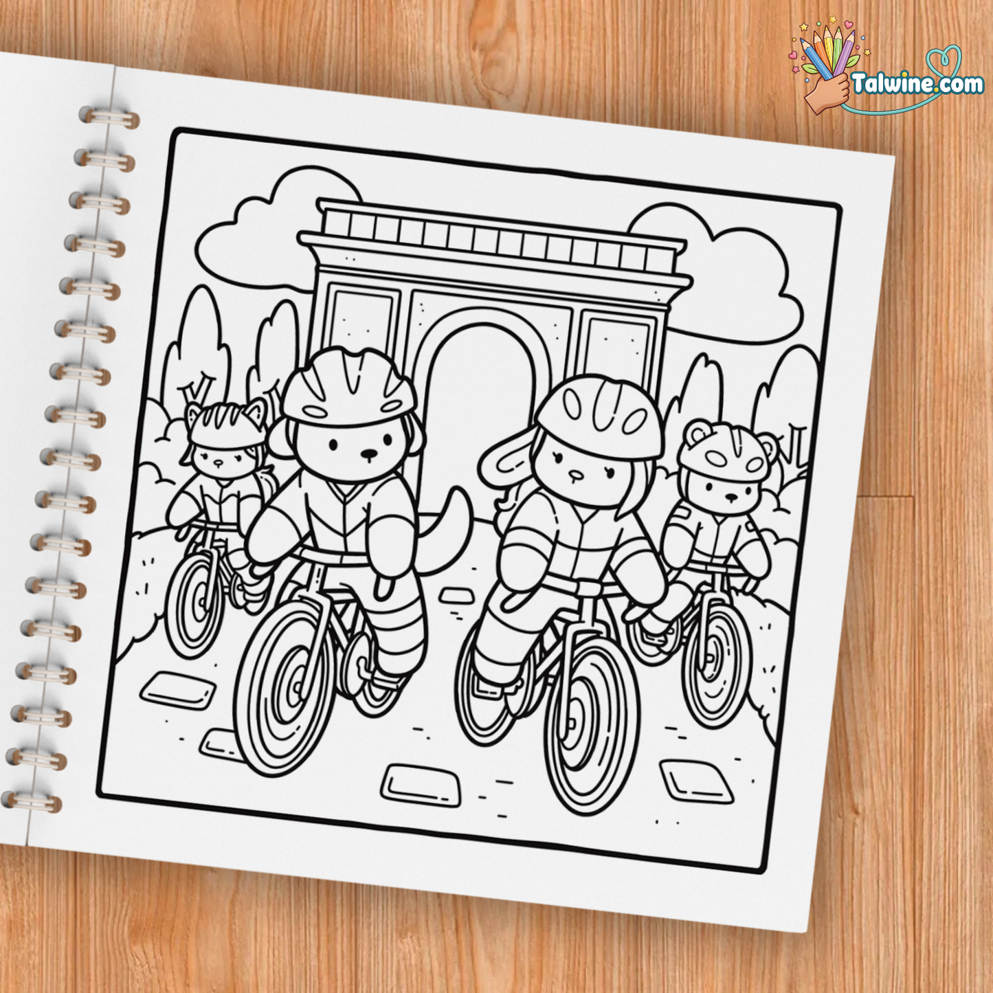 Cozy France Coloring Book