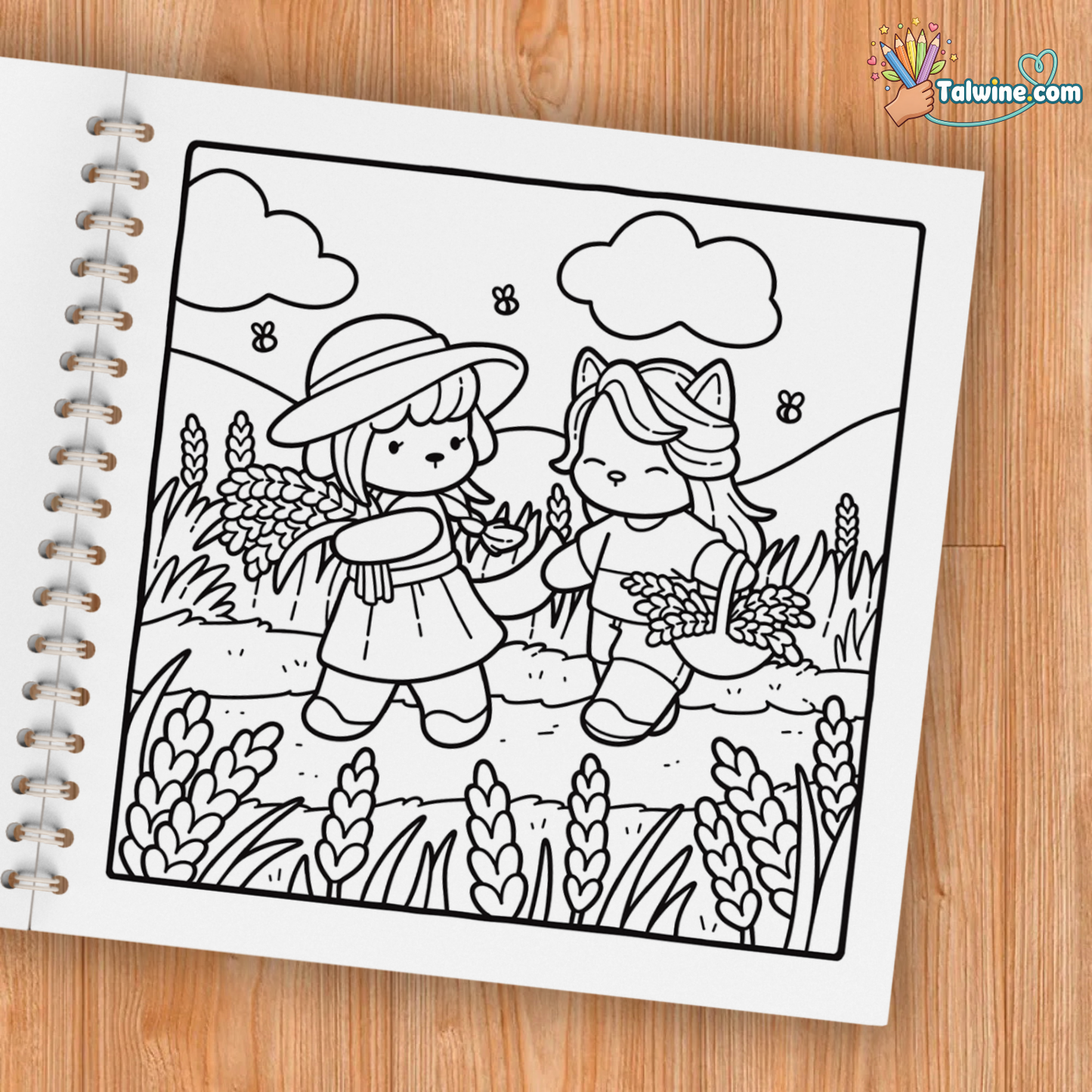 Cozy France Coloring Book