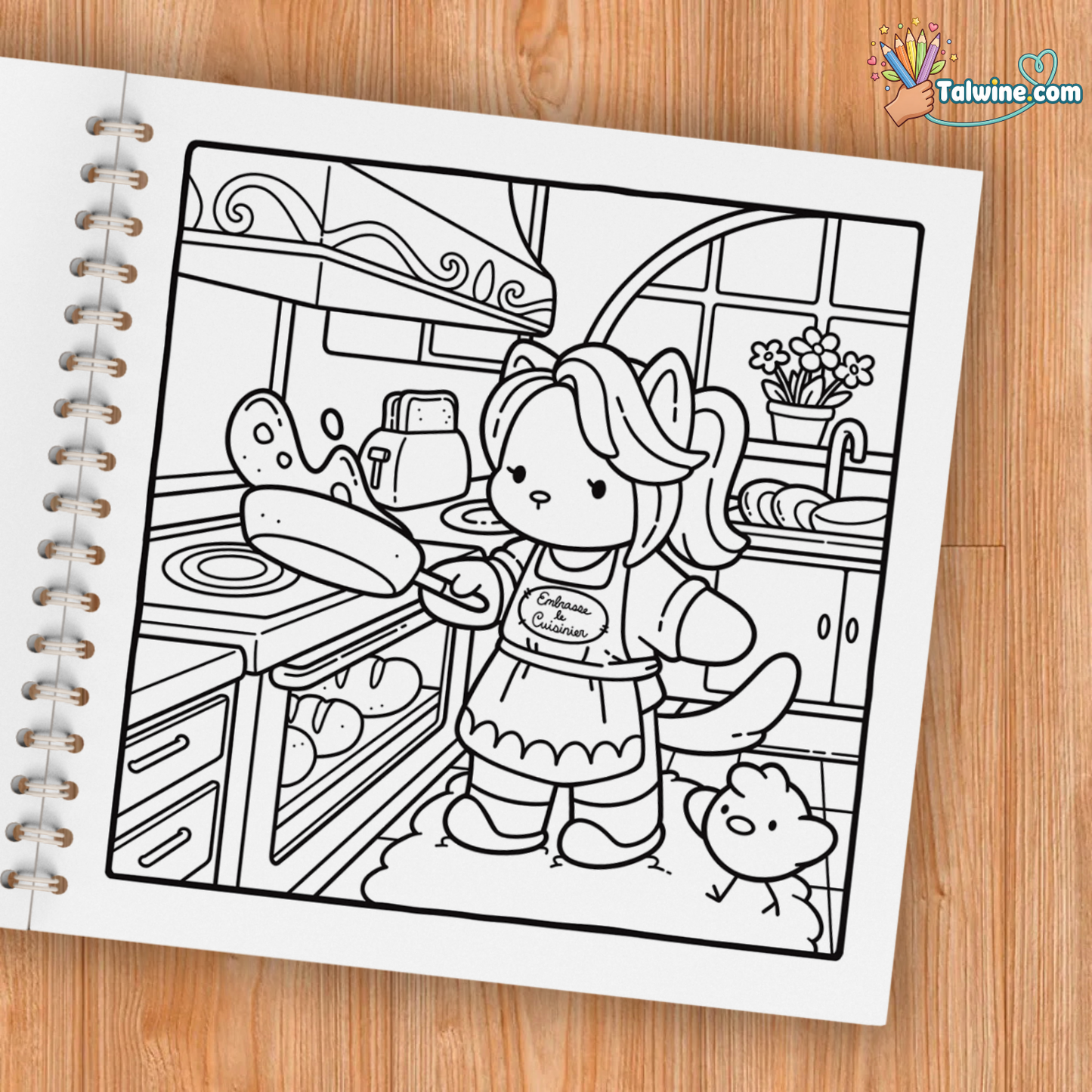 Cozy France Coloring Book