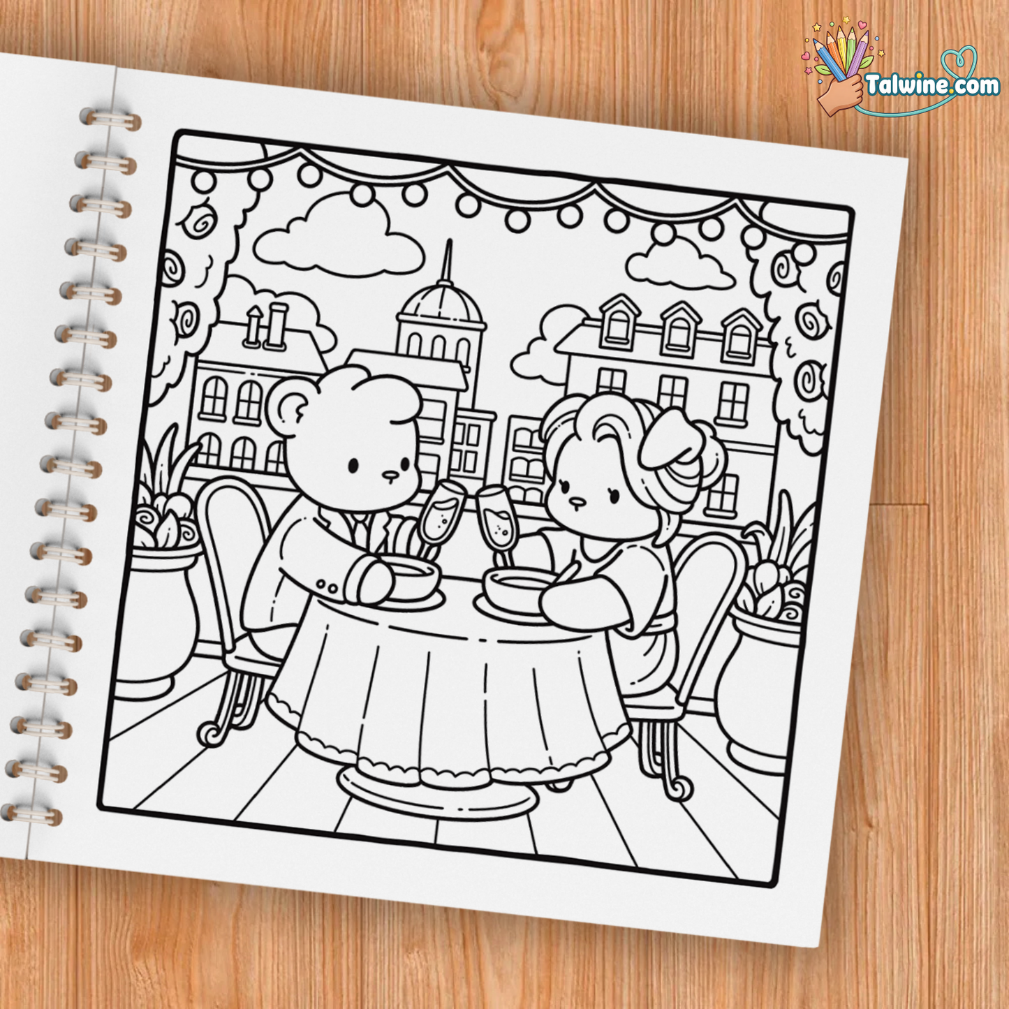 Cozy France Coloring Book
