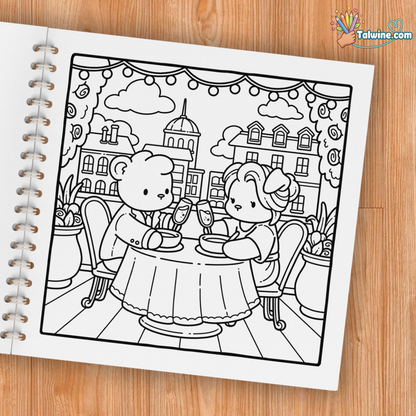 Cozy France Coloring Book