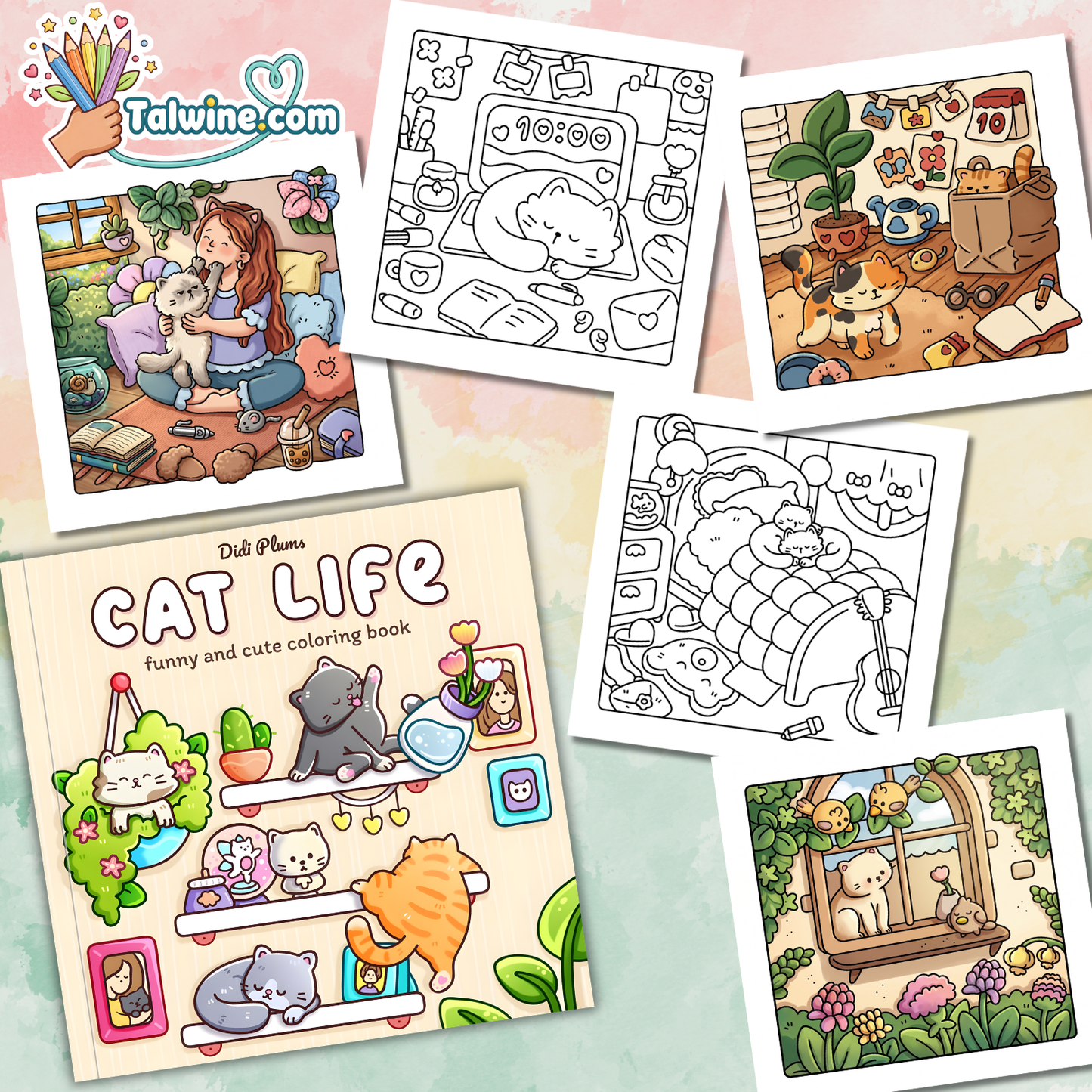 Choisis ton coloriage préféré | Talwine Bundle