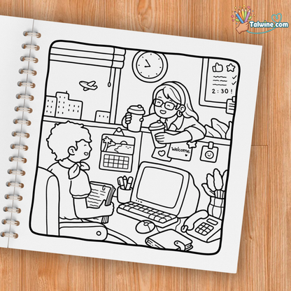 Girl Moments: Vol. 3 Coloring Book