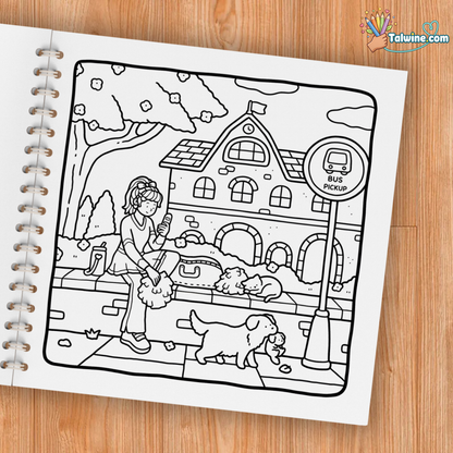 Girl Moments: Vol. 3 Coloring Book