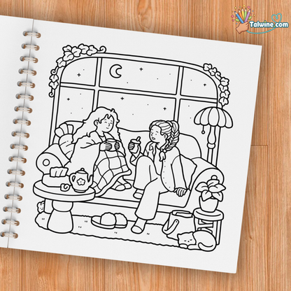 Girl Moments: Vol. 3 Coloring Book