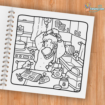 Girl Moments: Vol. 3 Coloring Book