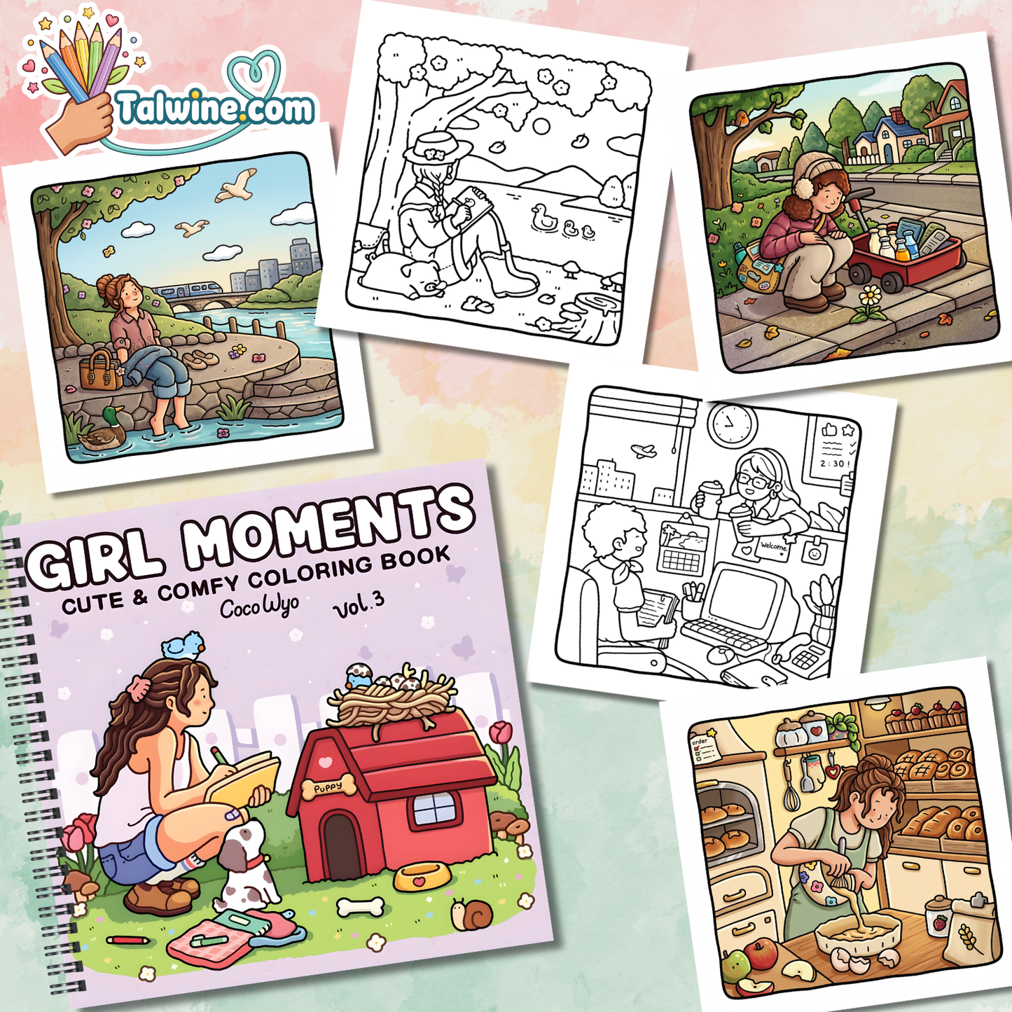 Choisis ton coloriage préféré | Talwine Bundle