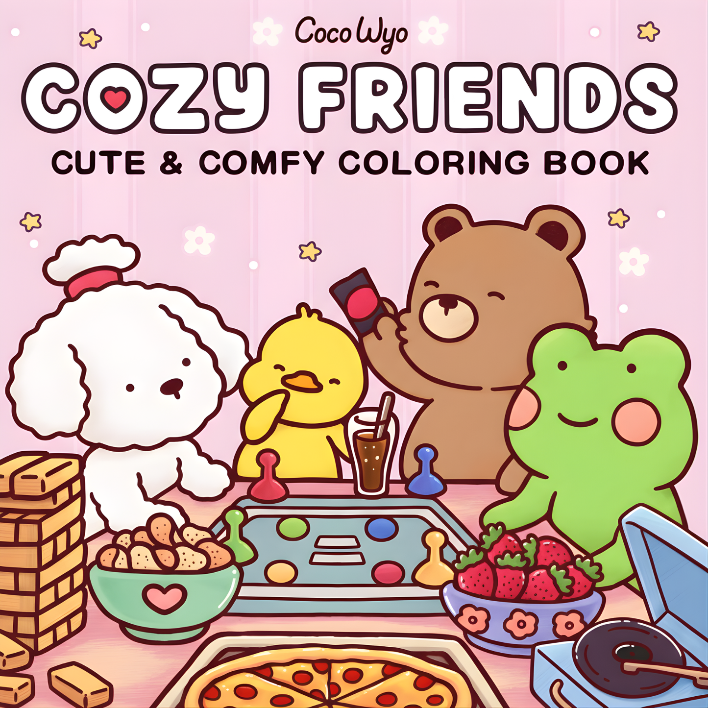 Cozy Friends Coloring Book