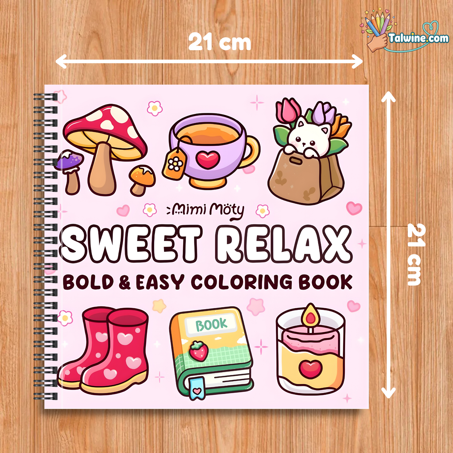 Sweet Relax Coloring Book