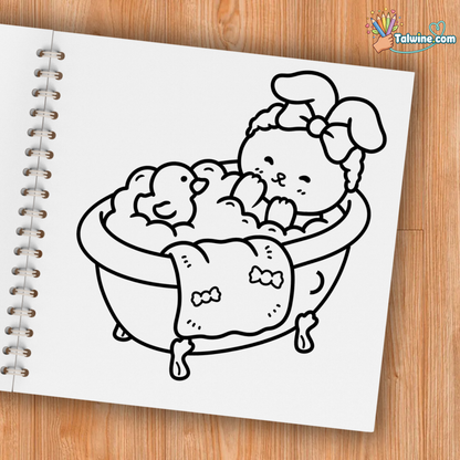 Sweet Relax Coloring Book