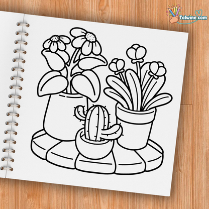 Sweet Relax Coloring Book