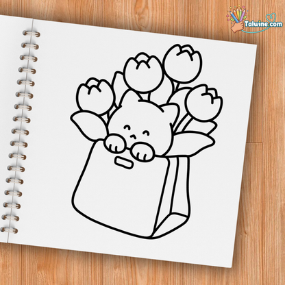 Sweet Relax Coloring Book