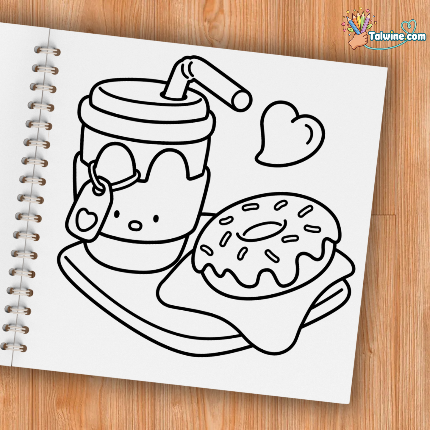 Sweet Relax Coloring Book