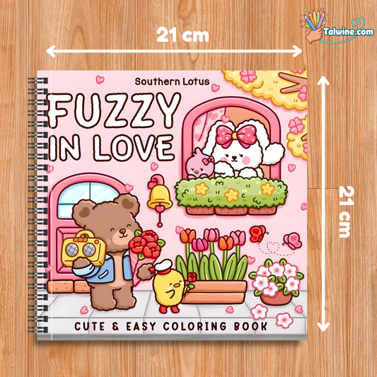 Fuzzy In Love Coloring Book