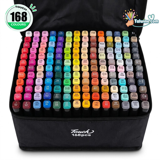 168 Colors Fine Tip Alcohol Markers Set