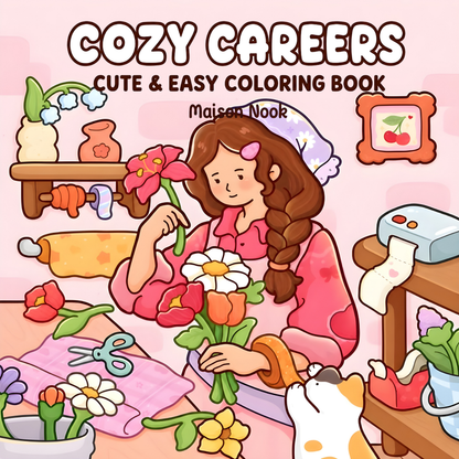 Cozy Careers Coloring Book