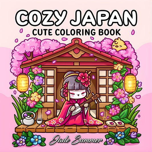 Cozy Japan Coloring Book
